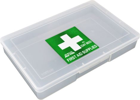 Large Clear Plastic Container Empty 310 x 200  x 45 - LABE , 