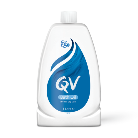 QV Bath Oil 1L - Non-Greasy Bath Oil for Dry Skin - 10095 by QV, 