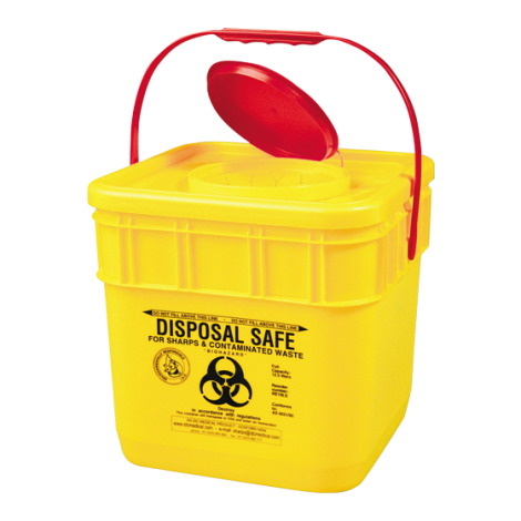 AEROHAZARD Sharps Disposal Container 12.5L - SD12500 by Aero Healthcare,