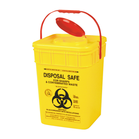 AEROHAZARD Sharps Disposal Container 17.5L - SD17500 by Aero Healthcare,