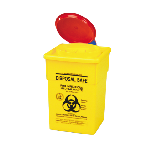 AEROHAZARD Sharps Disposal Container 2L - SD2000 by Aero Healthcare,