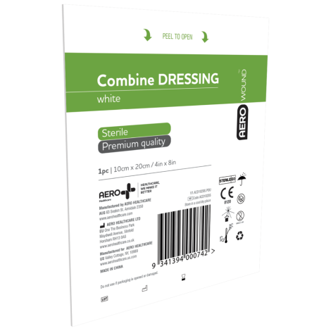AEROWOUND Combine Dressing 10 x 20cm Bag/50 - ACD1020S by Aero Healthcare,