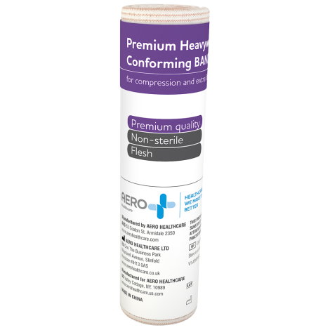 AEROFORM Premium Heavyweight Conforming 15cm x 4.5M Wrap/12 - AFHP150 by Aero Healthcare,