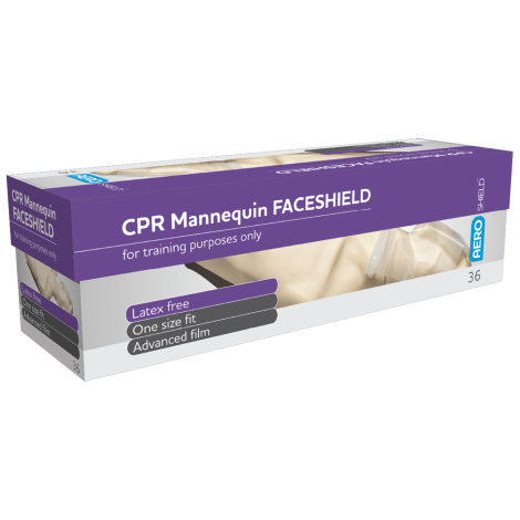 AEROSHIELD CPR Manikin Face Shield Roll/36 - ASM01 by Aero Healthcare,