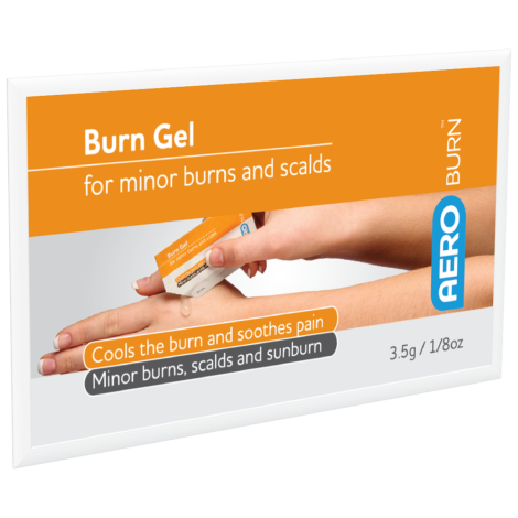 AEROBURN Burn Gel Sachet 3.5g (GST FREE) - AB3 by Aero Healthcare, 