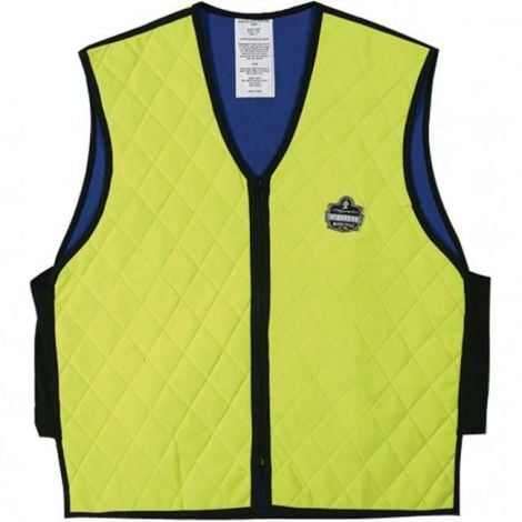 Chill-Its 6665 Evaporative Cooling Vest - Hi-Viz Lime - WEB-VEST by Ergodyne, 