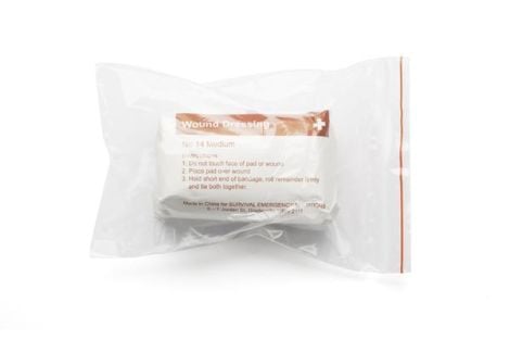 Wound dressings, No 14 medium, sterile - WOUND14 , 