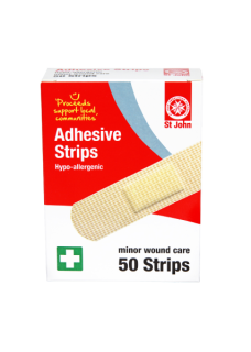 St John Plastic Bandage Strips 50s - 2230 by St John Ambulance, 