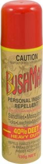 Bushman Ultra 130g Aerosol Heavy Duty Insect Repellent- 40% DEET - 320008 by Bushman,