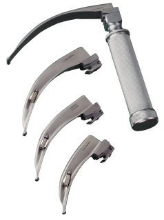 Laryngoscope Set Liberty Macintosh Style Blades (4) and handle - 400173-BYDAD0201 by Liberty, 