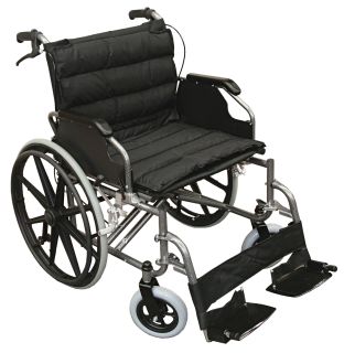 Wheelchair Heavy Duty Steel with Solid Tyres - 125kg Max - 400314 , 