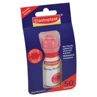 Elastoplast Spray Bandage 30g Waterproof Transparent Shield - 47774 by Elastoplast, 