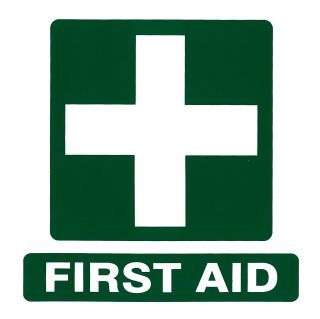Sticker - Vinyl First Aid 50 x 50mm - 480010 , 