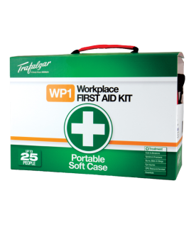 WP1 Workplace First Aid Kit - Soft Case by Trafalgar - 876476 by Trafalgar,