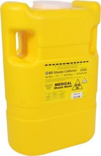 Sharps Container 7.8L Oval with Flange and Seal - 99123 ,