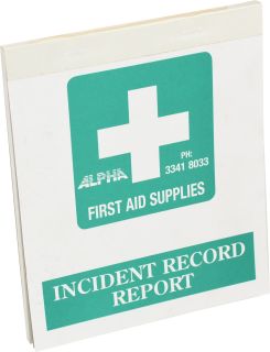 Injury Report Book A5 175 x 210 x 25mm in Duplicate - 99183 , 