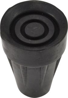 Crutch Tip 22Mm Black Single Type X Heavy Duty Tip - 99428 , 