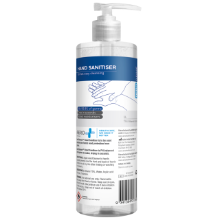 AEROCLEANSE 70% Alcohol Hand Sanitiser Pump Bottle 1L - ACG1000 by Aero Healthcare, 