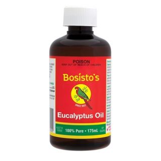 Bosistos Eucalyptus Oil 175ml - 100% Pure Parrot Brand - 322 , 