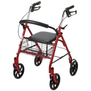 Drive Medical Four Wheel Rollator Removable Back Support - Drive_Medical_Four_Wheel by Drive Medical, 