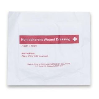 Non-adherent wound dressing, sterile, 7.5cm x 10cm - NONADDR7.5 , 