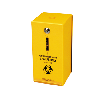 AEROHAZARD Steel Sharps Disposal Safe 2L (includes 2 x SD2000) - SD2000L by Aero Healthcare,