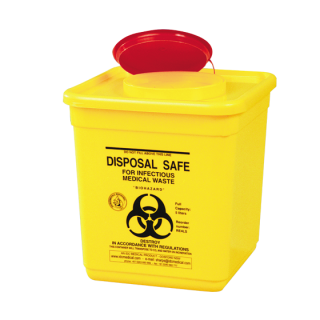 AEROHAZARD Sharps Disposal Container 4.5L - SD4500 by Aero Healthcare,