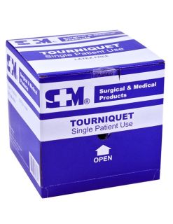 S+M Tourniquet Latex Free, Single Use - AXP10180001 ,
