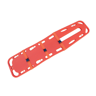 AERORESCUE Plastic Spine Board Stretcher with Straps - STR-07 by Aero Healthcare,