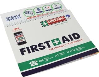 First Aid Handbook with Magnet Strip - Survival, Wall Mount - STR1 by SURVIVAL, 