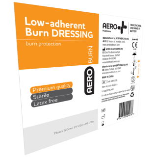 AEROBURN Low-Adherent Burn Dressing 75 x 220cm - ABDS220 by Aero Healthcare,