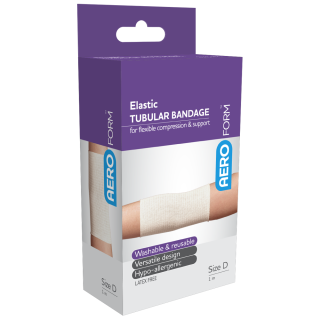 AEROFORM Size D Large Limbs Elastic Tubular Bandage 7.5cm x 1M - AGD01 by Aero Healthcare,