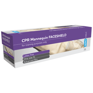 AEROSHIELD CPR Manikin Face Shield Roll/36 - ASM01 by Aero Healthcare, 