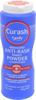 Curash Medicated Family Powder 100g - 150007 , 