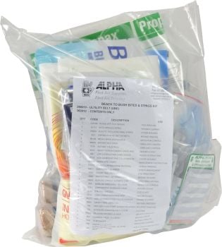 Beach to Bush Bites & Stings Contents Only/Refill Pack - 360012 by Alpha First Aid, 
