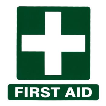Sticker - Vinyl First Aid 50 x 50mm - 480010 ,