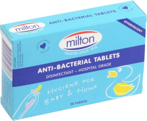 Milton Antibacterial Tabs (30) - Sanitises Utensils - 231 , 
