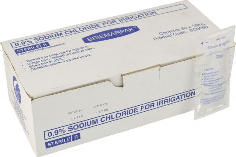 Saline Eye Wash 30ml Sachets (75) - 260001 , 