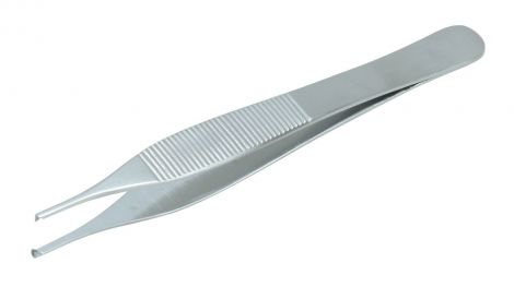 Forcep Tissue Adson 1/2 Teeth 12cm - Stainless Steel - 290015 , 