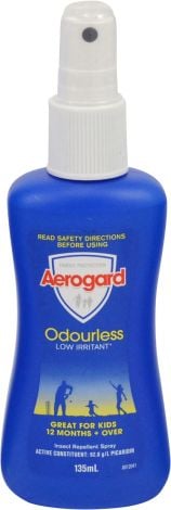 Aerogard Odourless Pump Insect Repellent - 135mL - 0109396 , 