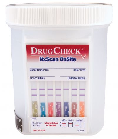 Drugcheck NxScan Urine Drug Test - 6 Panel +  Adulterants - 400476 , 