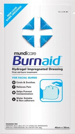 Burnaid Burn Pad Face Mask 40 x 30cm - 817 , 
