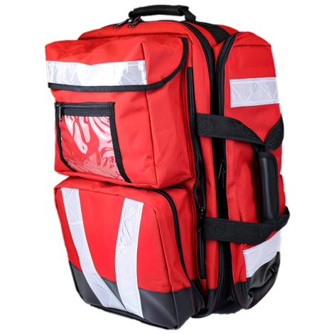 AEROBAG Red Trauma First Aid Backpack 48 x 54 x 32cm - ABLR03 , 