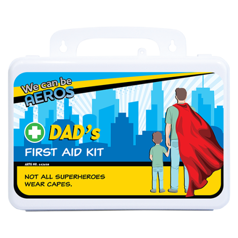 DAD'S 2 Series Plastic Waterproof First Aid Kit 13 x 21 x 7.5cm - AFAK2WD , 