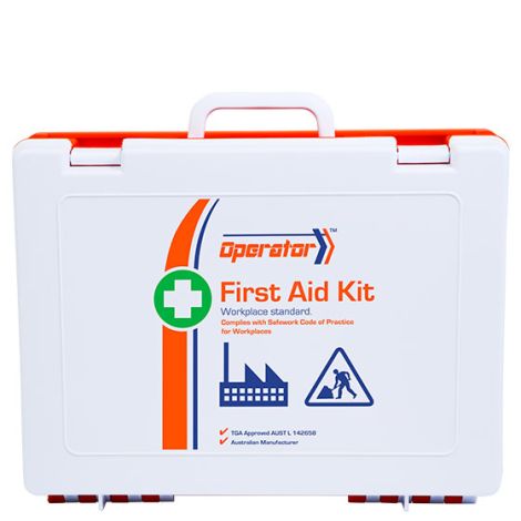 OPERATOR 5 Series Plastic Rugged First Aid Kit 26.3 x 34.7 x 11cm - AFAK5C , 