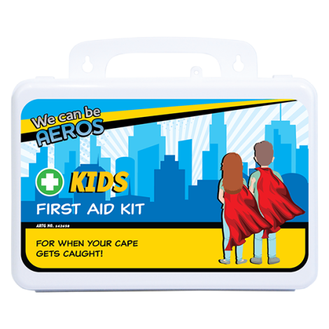 KIDS 2 Series Plastic Waterproof First Aid Kit 13 x 21 x 7.5cm - AFAK2WK , 