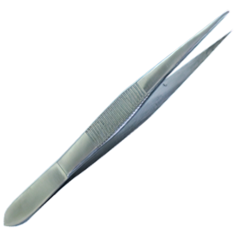 AEROINSTRUMENTS Stainless Steel Fine Forceps 8cm - AFF8 , 