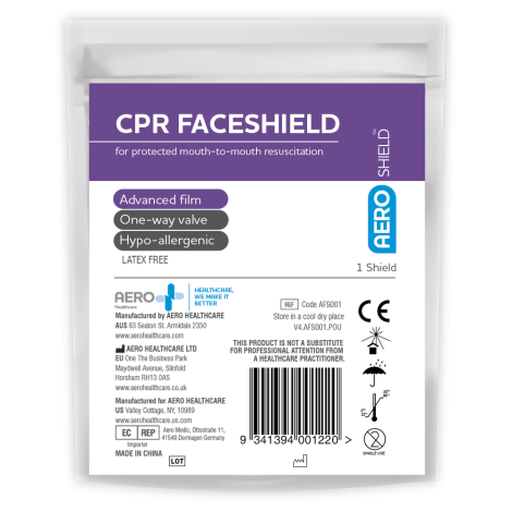 AEROSHIELD Disposable Face Shield (GST Free) - AFS001 , 