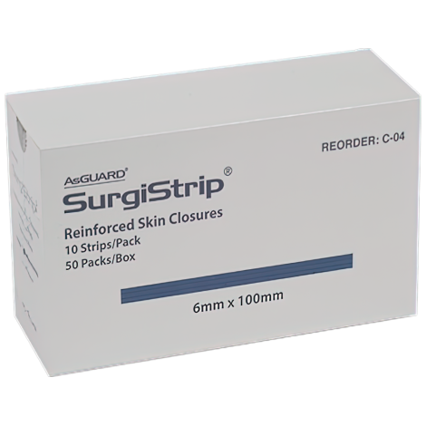 AEROPLAST Wound Closure Strips 6 x 100mm Box/50 (10 strips/card) - APWC1061 , 