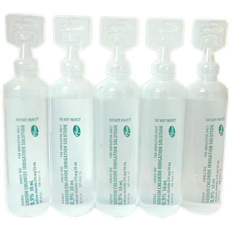 Sodium Chloride Eyewash Ampoule 30mL Box/30 - AW30 , 